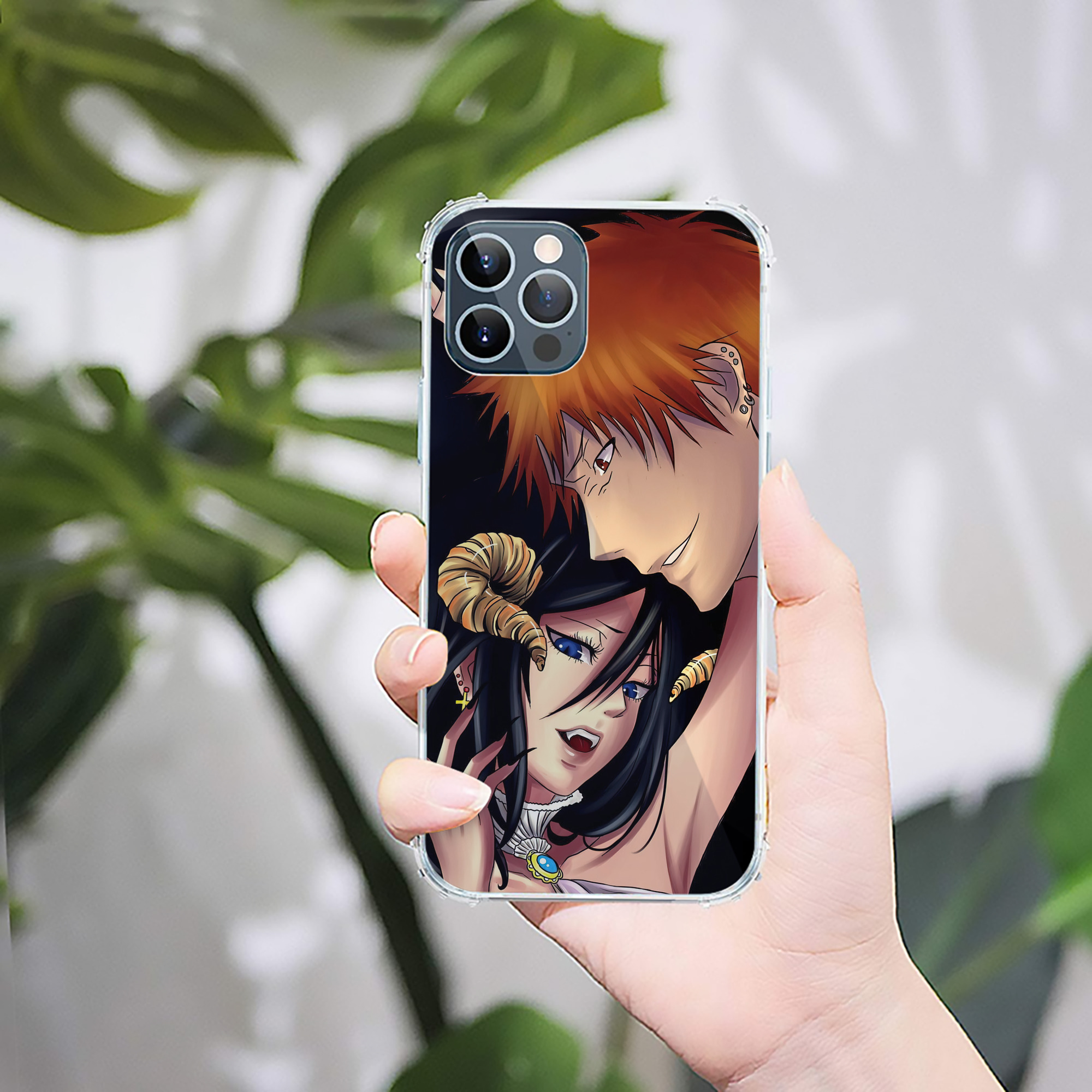 （画像用） ブリーチ BLEACH 【iPhone 12シリーズ対応】透明スマホケース（クリアソフトケース）